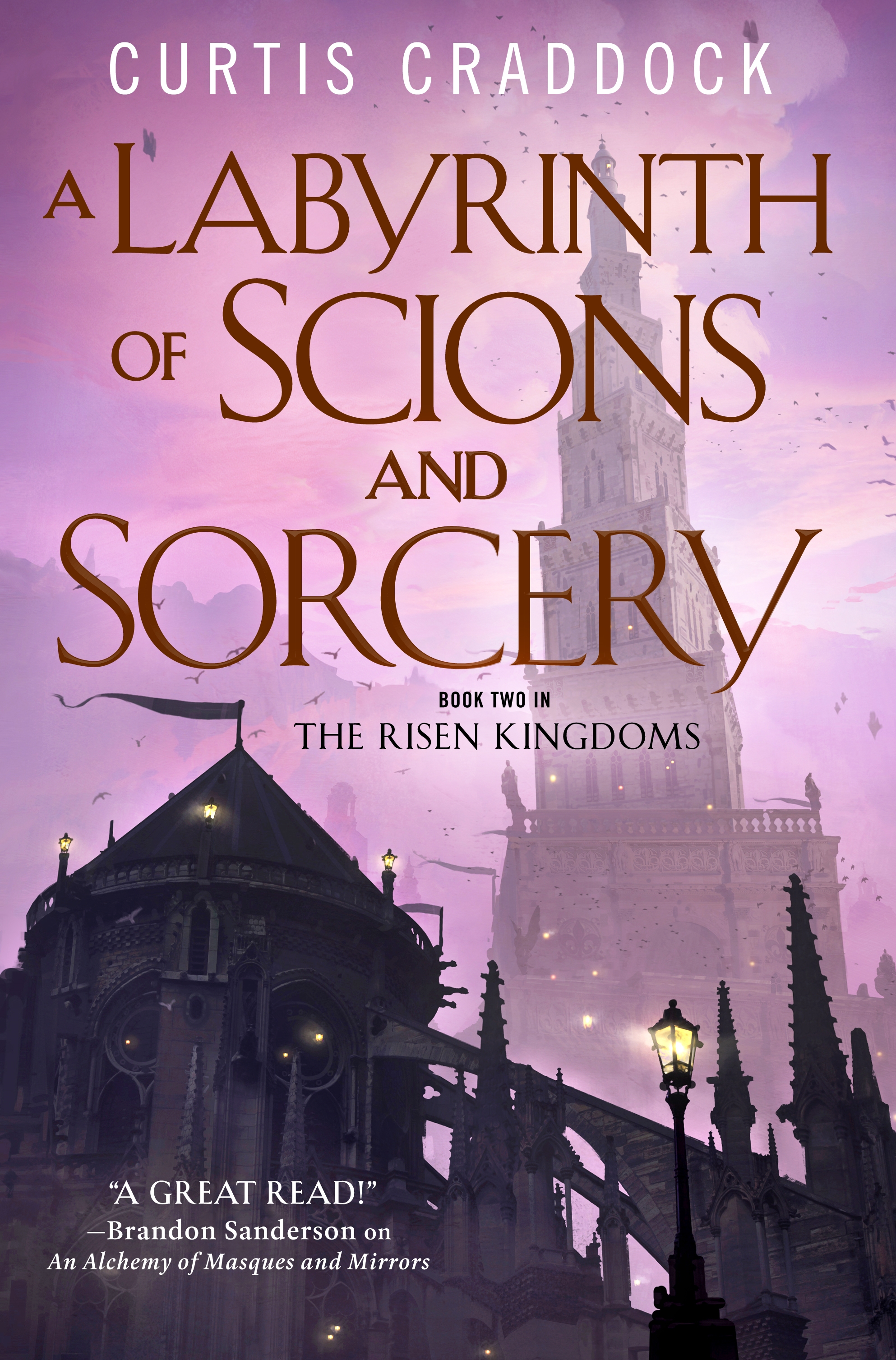 A Labyrinth of Scions and Sorcery : Book Two in the Risen Kingdoms by Curtis Craddock