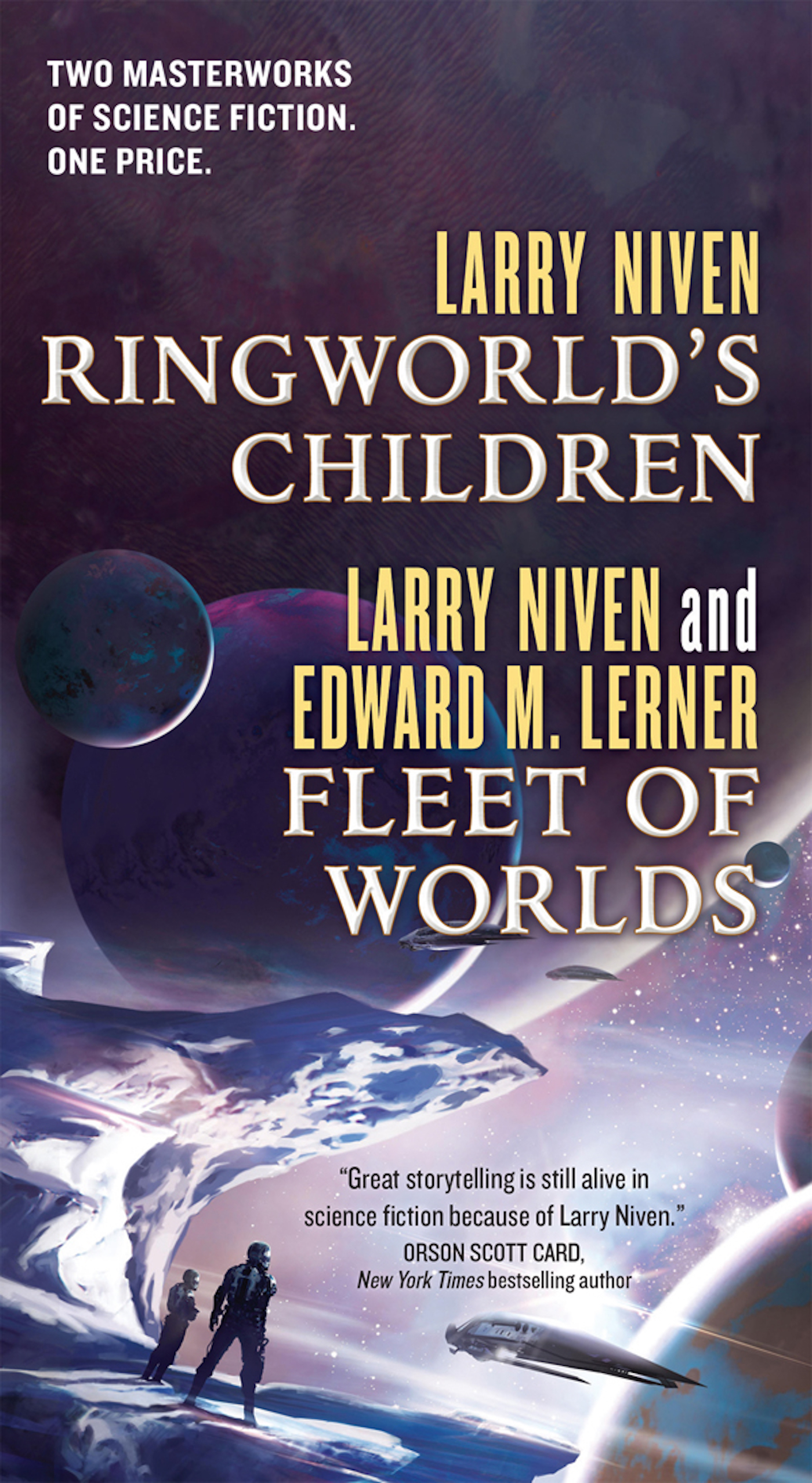 Ringworld's Children and Fleet of Worlds by Larry Niven, Edward M. Lerner