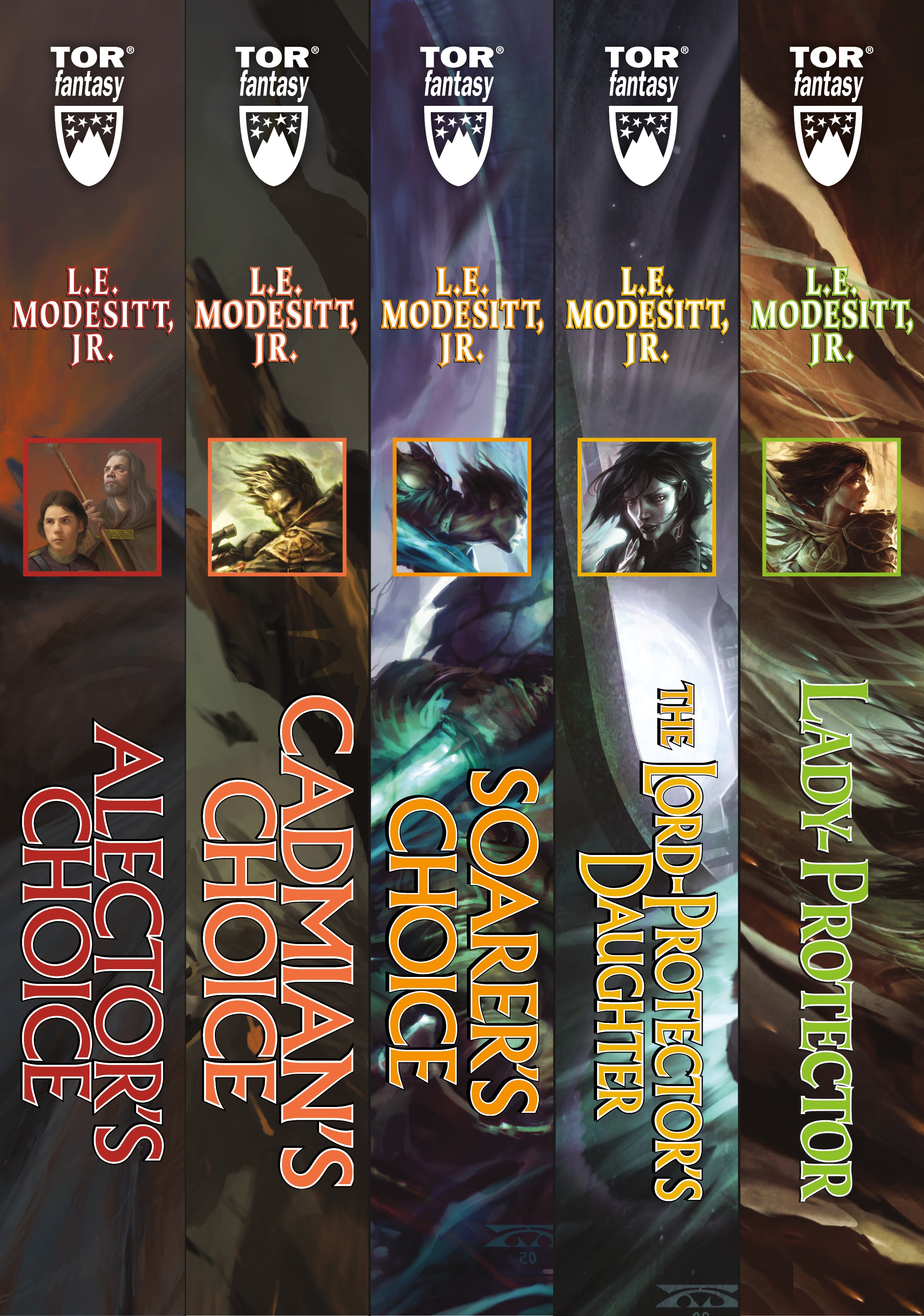 The Corean Chronicles, Volume Two : Alector's Choice, Cadmian's Choice, Soarer's Choice, The Lord-Protector's Daughter, Lady-Protector by L. E. Modesitt, Jr.