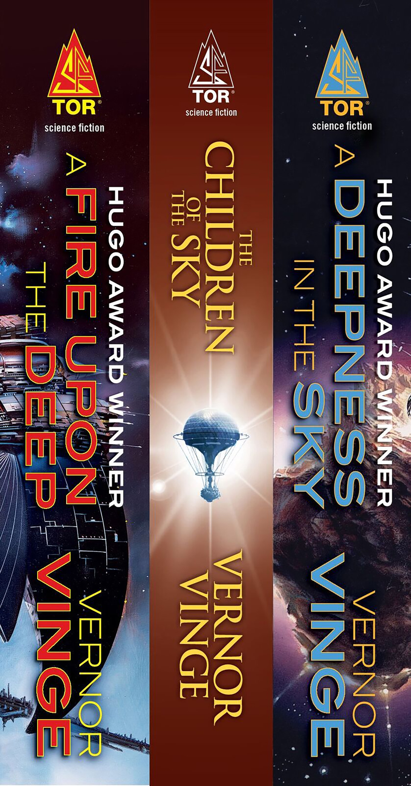 The Zones of Thought Series : (A Fire Upon the Deep, The Children of the Sky, A Deepness in the Sky) by Vernor Vinge
