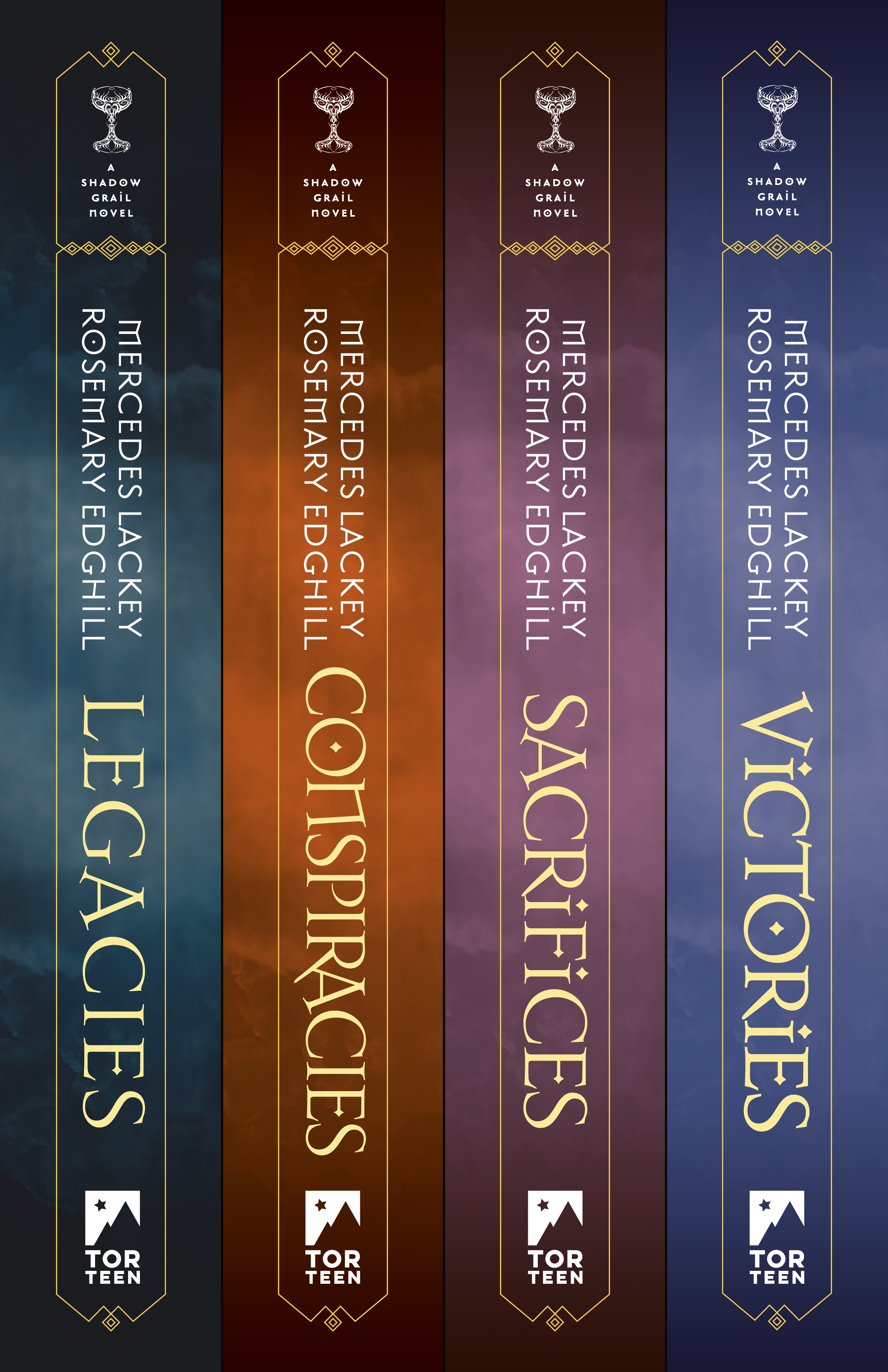 The Complete Shadow Grail Series : Legacies, Conspiracies, Sacrifices, Victories by Mercedes Lackey, Rosemary Edghill