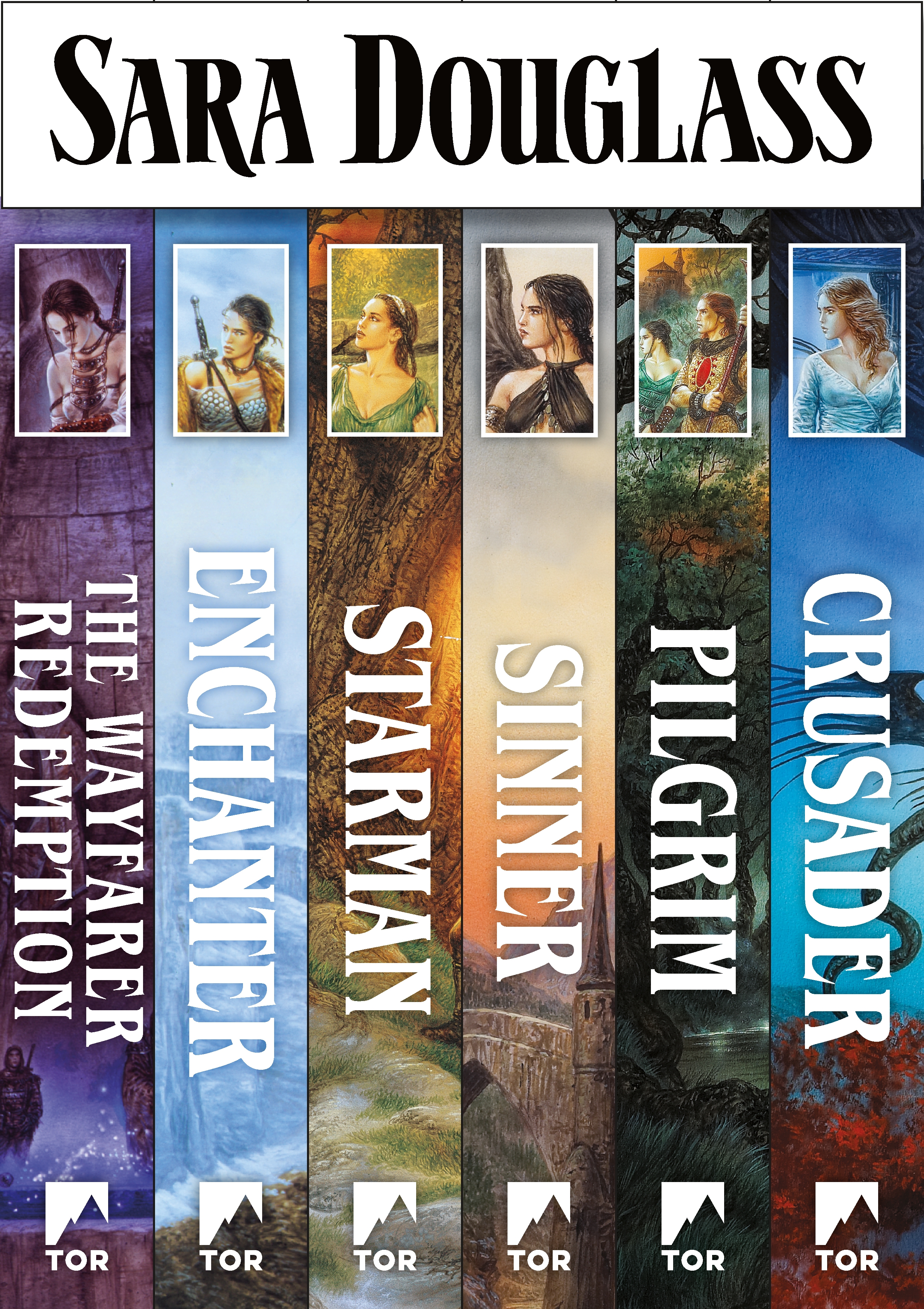 The Complete Wayfarer Redemption Series : The Wayfarer Redemption, Enchanter, Starman, Sinner, Pilgrim, Crusader by Sara Douglass