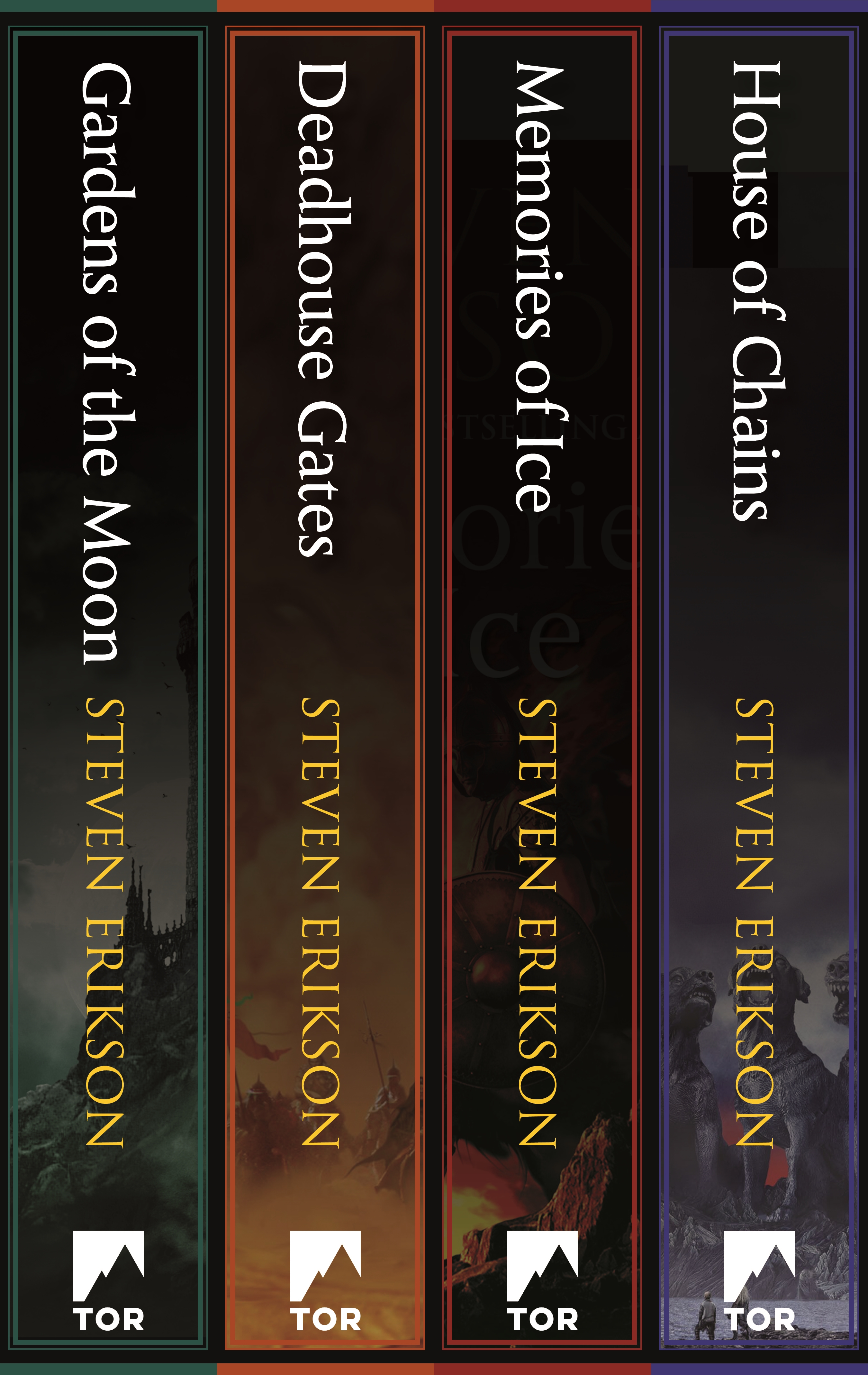 Malazan Book of the Fallen: Books 1-4 : Gardens of the Moon, Deadhouse Gates, Memories of Ice, House of Chains by Steven Erikson