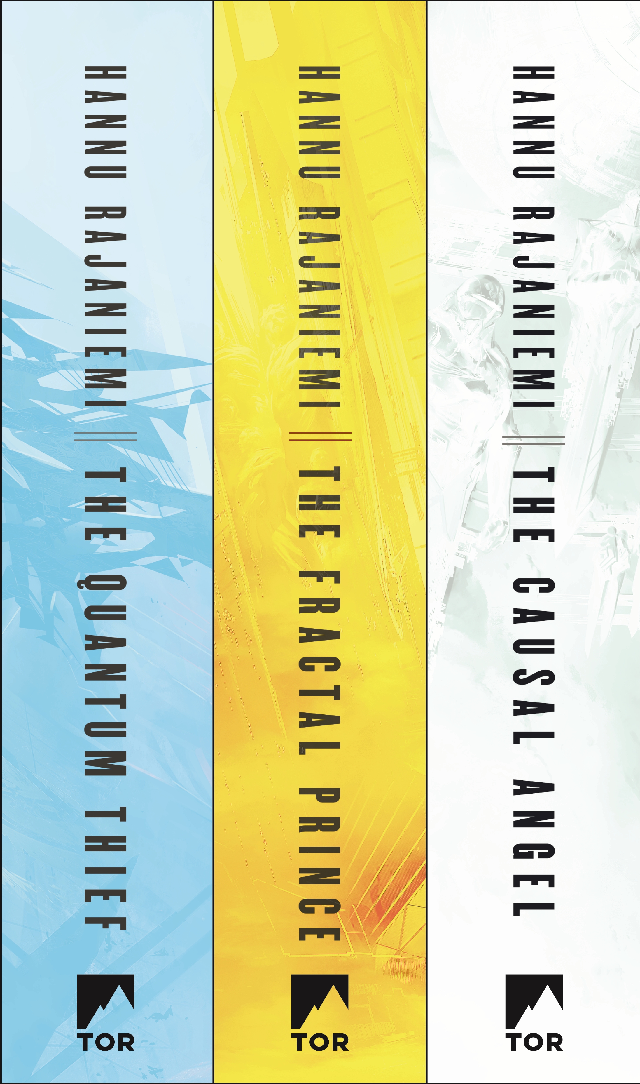 The Jean le Flambeur Trilogy : The Quantum Thief, The Fractal Prince, The Causal Angel by Hannu Rajaniemi