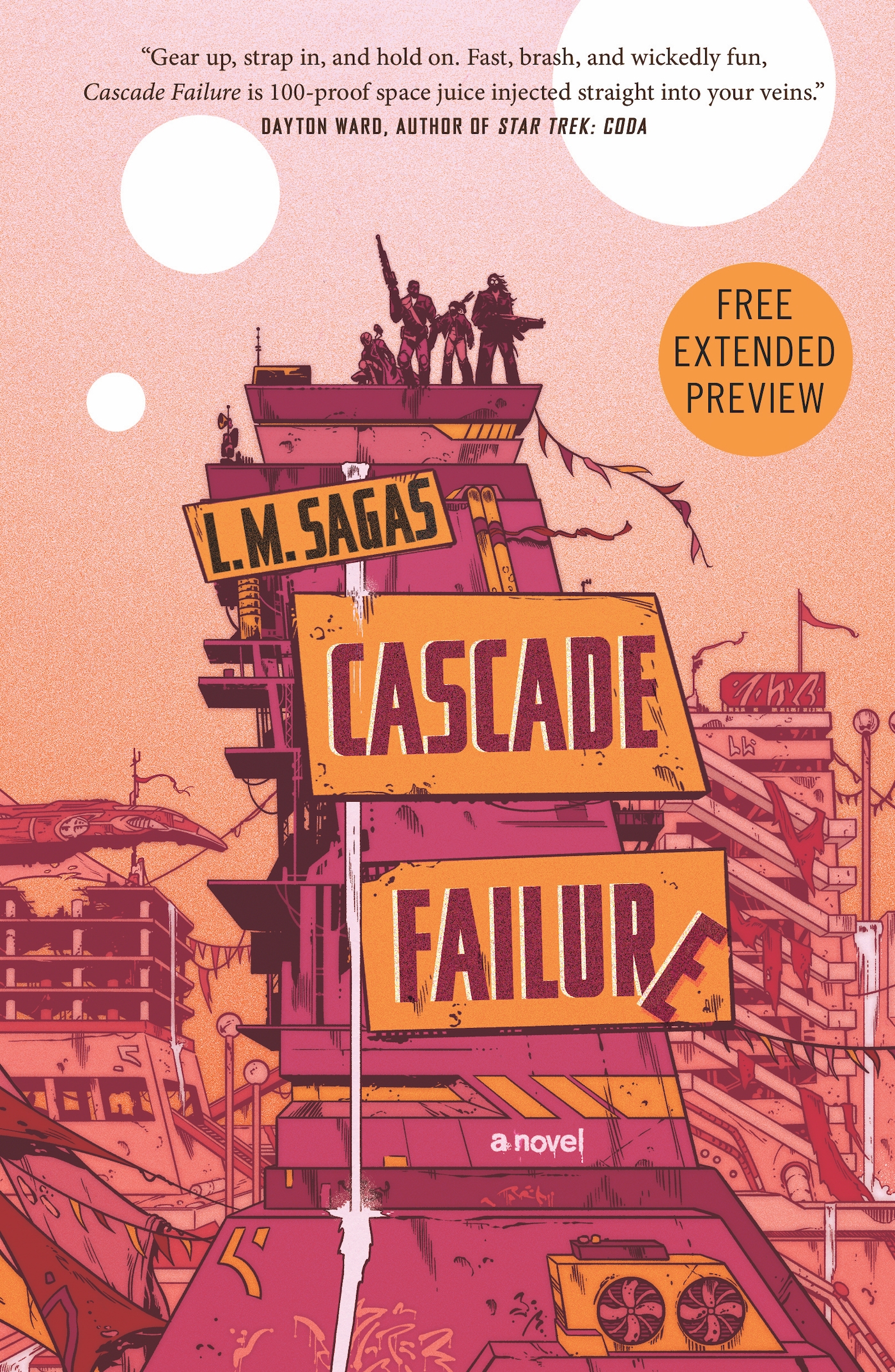 Sneak Peek for Cascade Failure by L. M. Sagas
