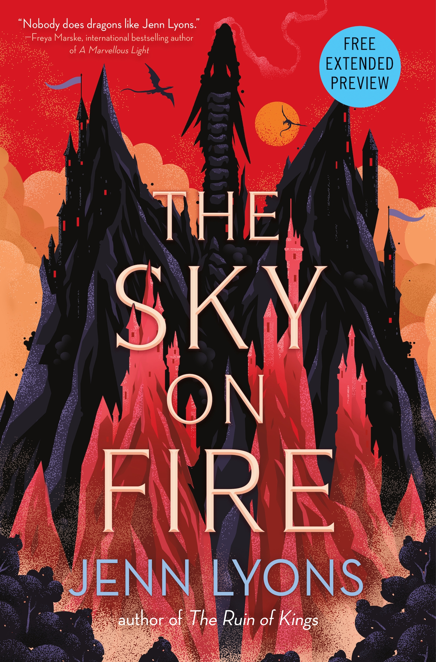 Sneak Peek for The Sky on Fire by Jenn Lyons