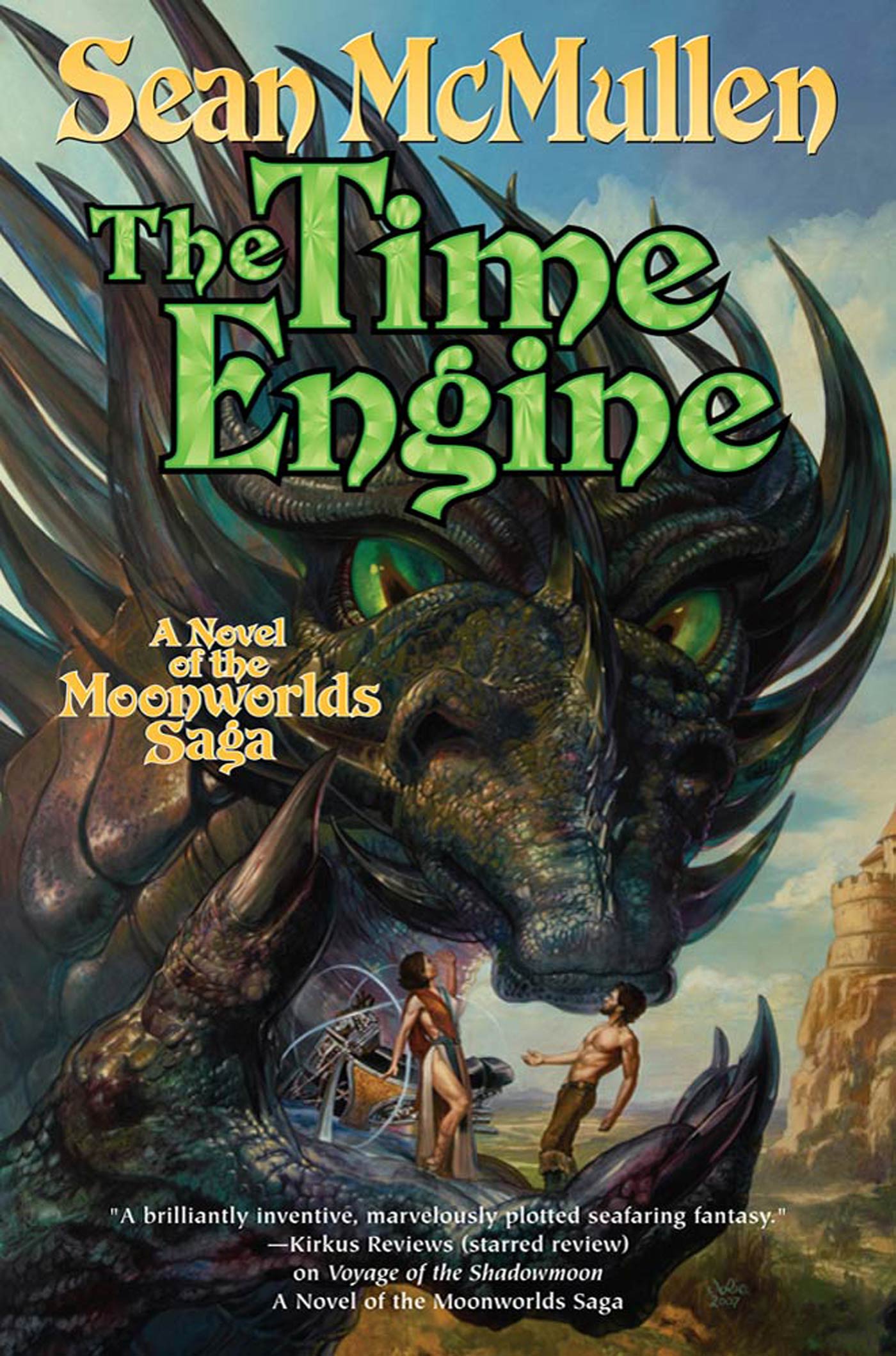 The Time Engine : The Fourth Book of the Moonworlds Saga by Sean Mcmullen