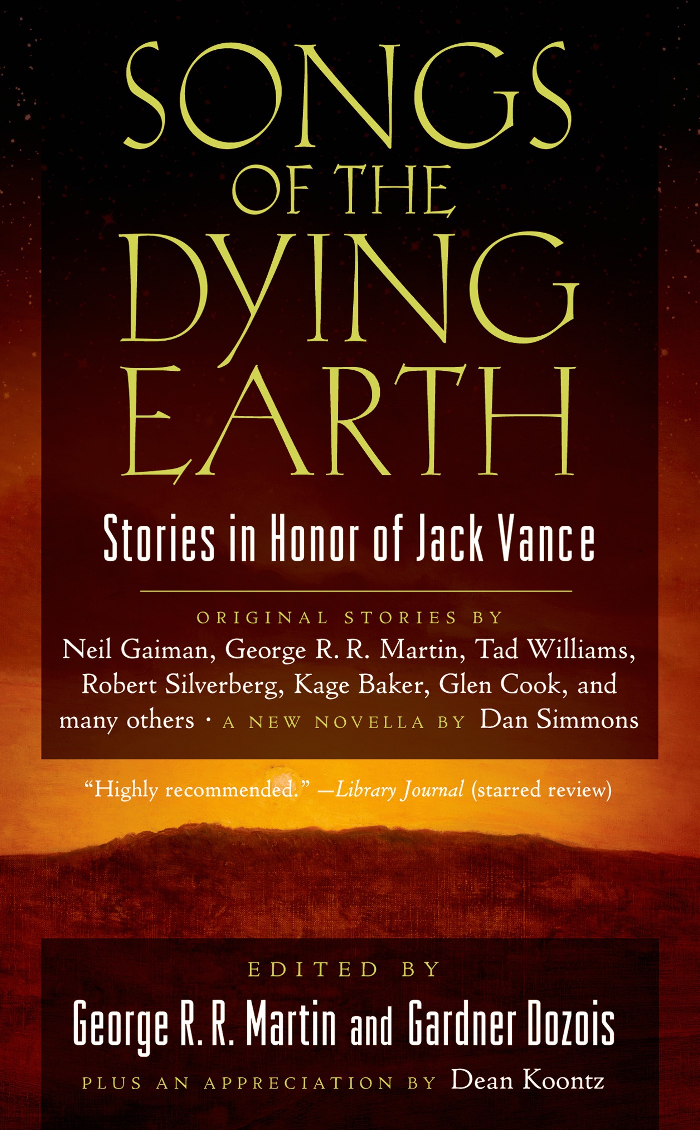 Songs of the Dying Earth : Short Stories in Honor of Jack Vance by George R. R. Martin, Gardner Dozois