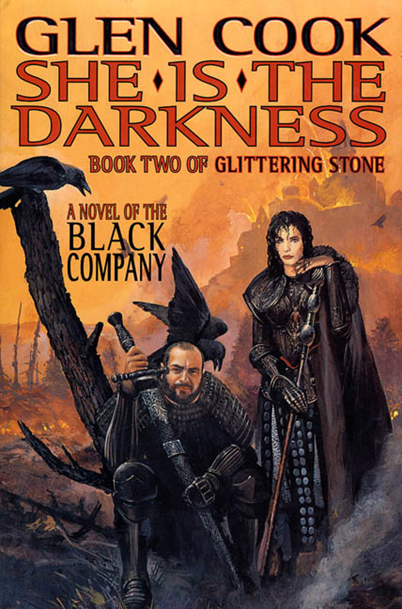 She Is The Darkness : Book Two of Glittering Stone: A Novel of the Black Company by Glen Cook
