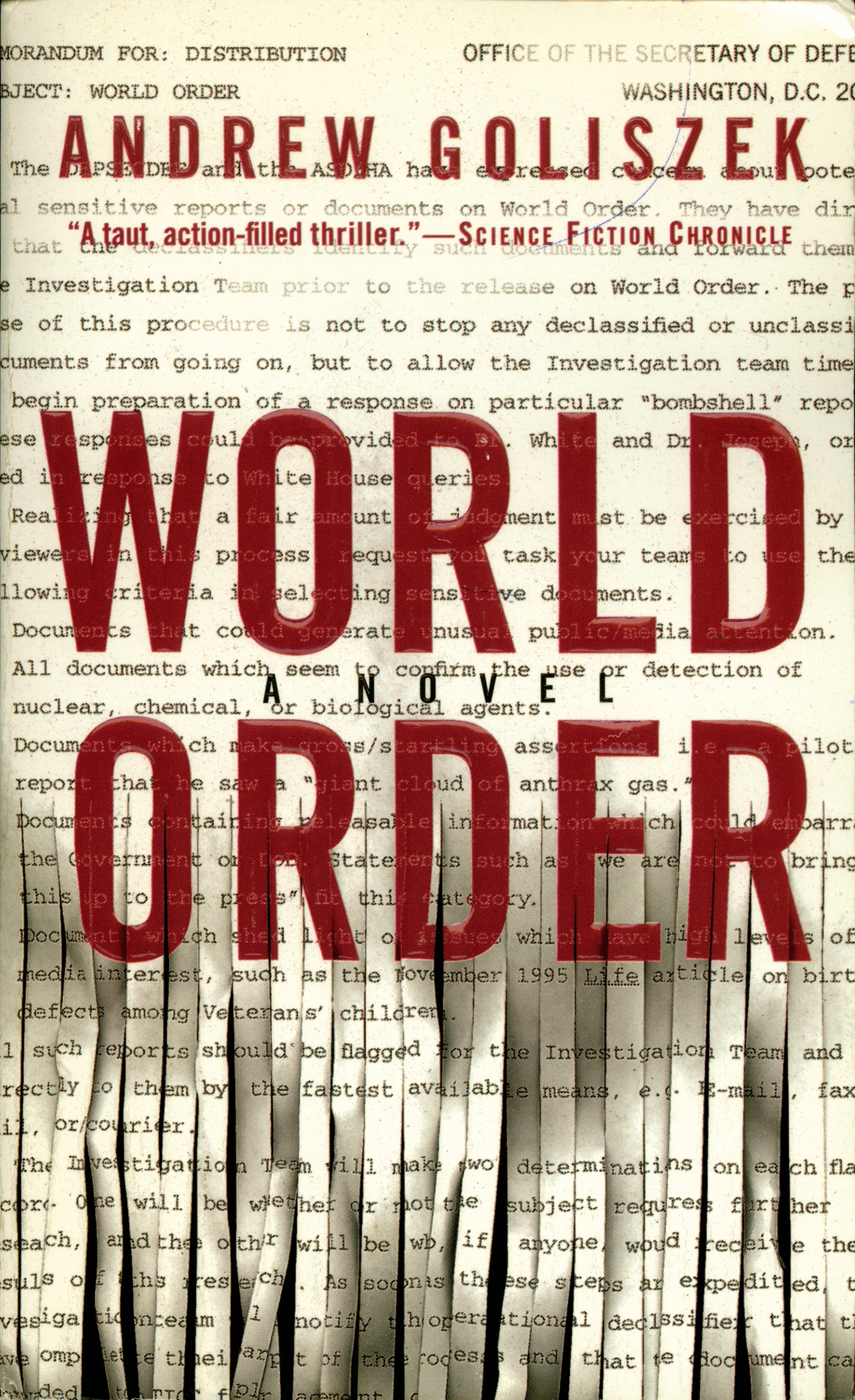 World Order : A Novel by Andrew Goliszek