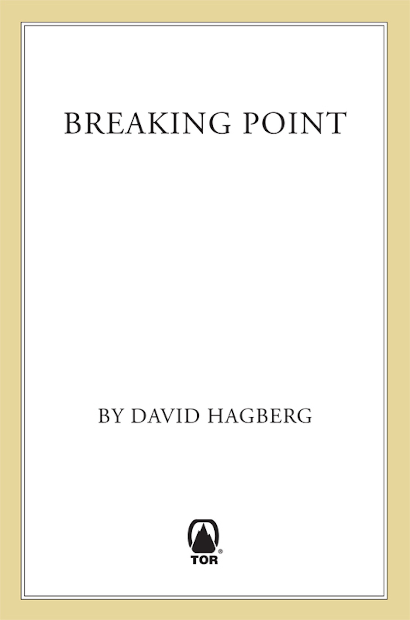 Breaking Point by David Hagberg