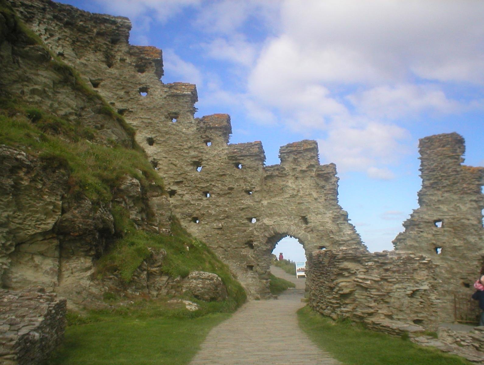 The castle gateway