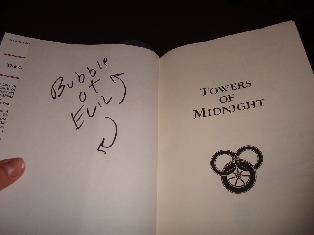 Bailey's Crossroads Towers of Midnight Signing