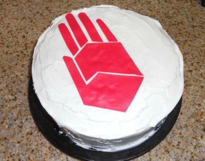 Bans of the Red Hand Cake