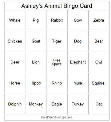 Animals Bingo4.gif