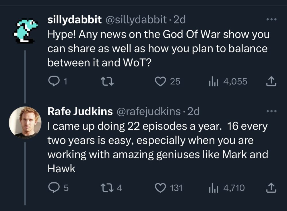 Hype! Any news on the God Of War show you.jpeg
